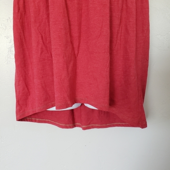 Maurices Plus 1 Red Tank Top Empire Waist Studs 1X - Picture 3 of 8